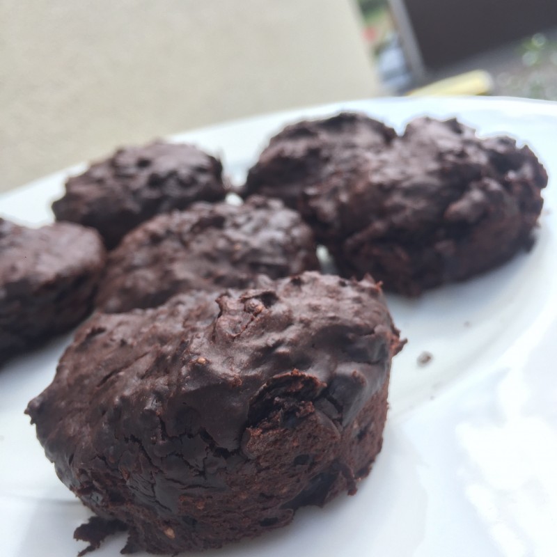 Saftig kleine Brownies