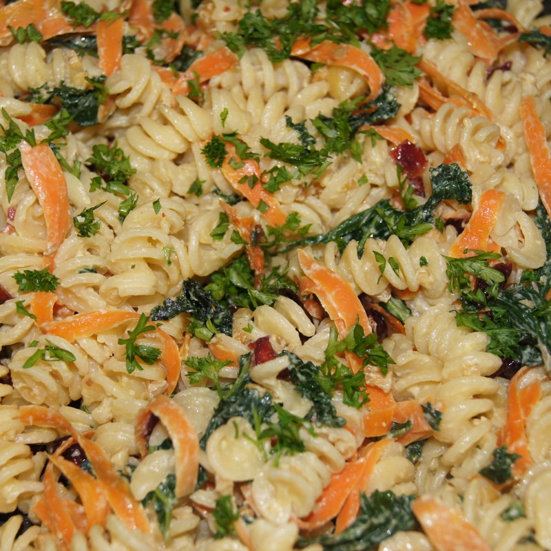 Pasta mit Federkohl