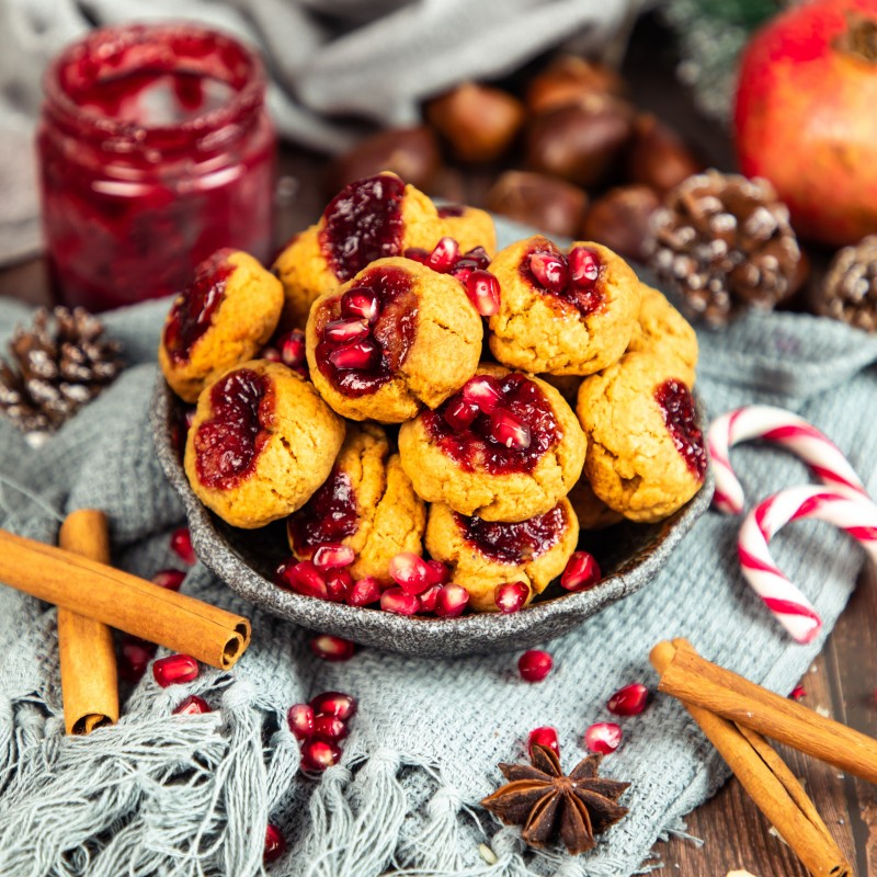 Erdnussbutter Marmelade Plätzchen