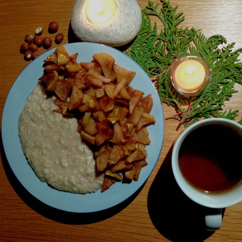 Bratapfel Porridge