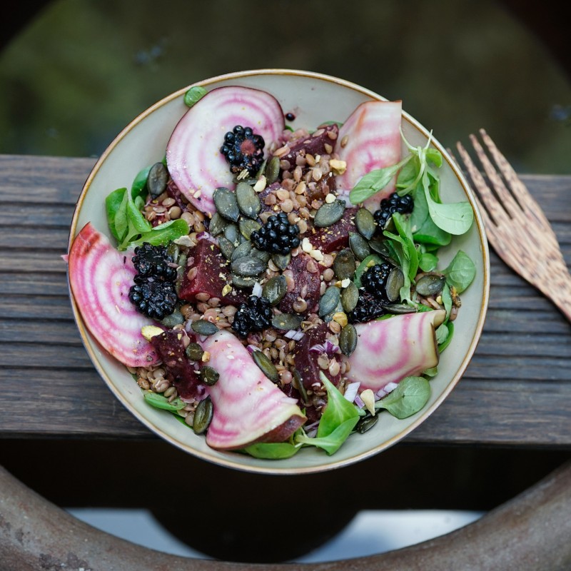 Linsensalat mit Roter Bete