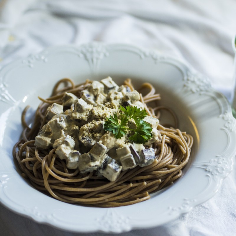 RÄUCHERTOFU CARBONARA