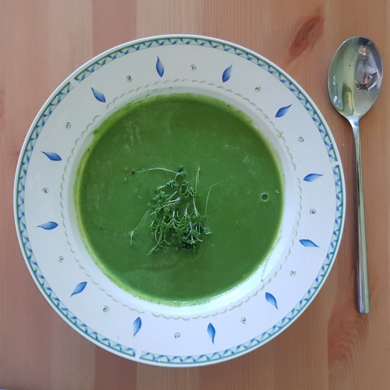 Brokkoli Spinat Suppe