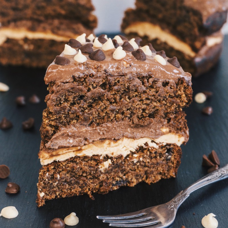 Triple Chocolate Chip Cake