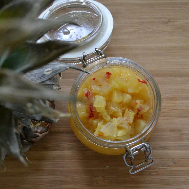 Ananas-Ingwer-Chutney – Vegane Rezepte auf 100Affen.de