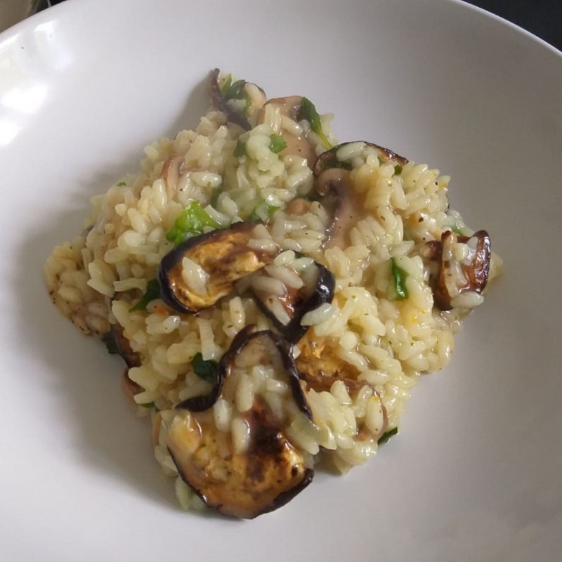 Zitronen-Risotto mit Gemüse