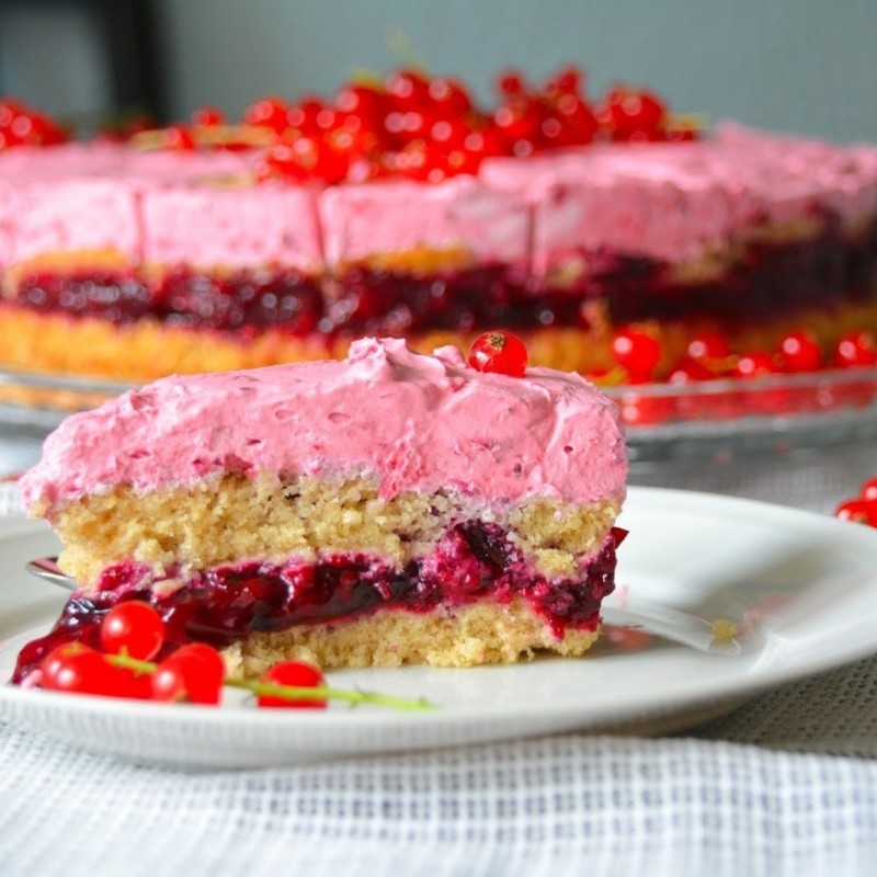 Johannisbeer-Torte – Vegane Rezepte auf 100Affen.de