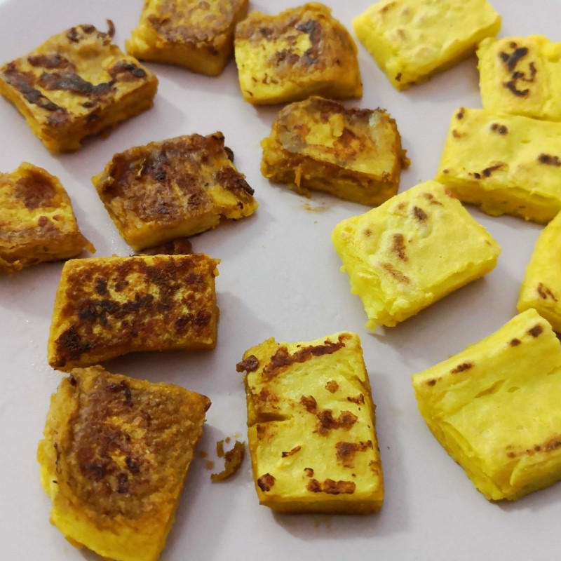 Kichererbsen Tofu aus 4 Zutaten