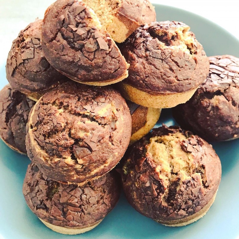 Marmor Muffins Vegan und Glutenfrei