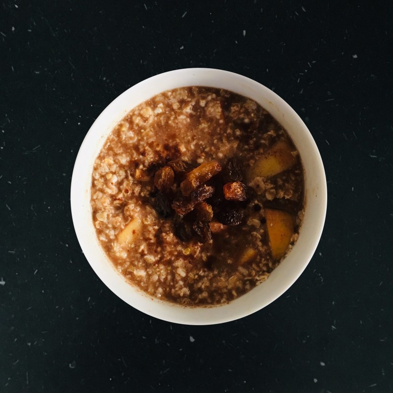 Apfel-Zimt-Porridge