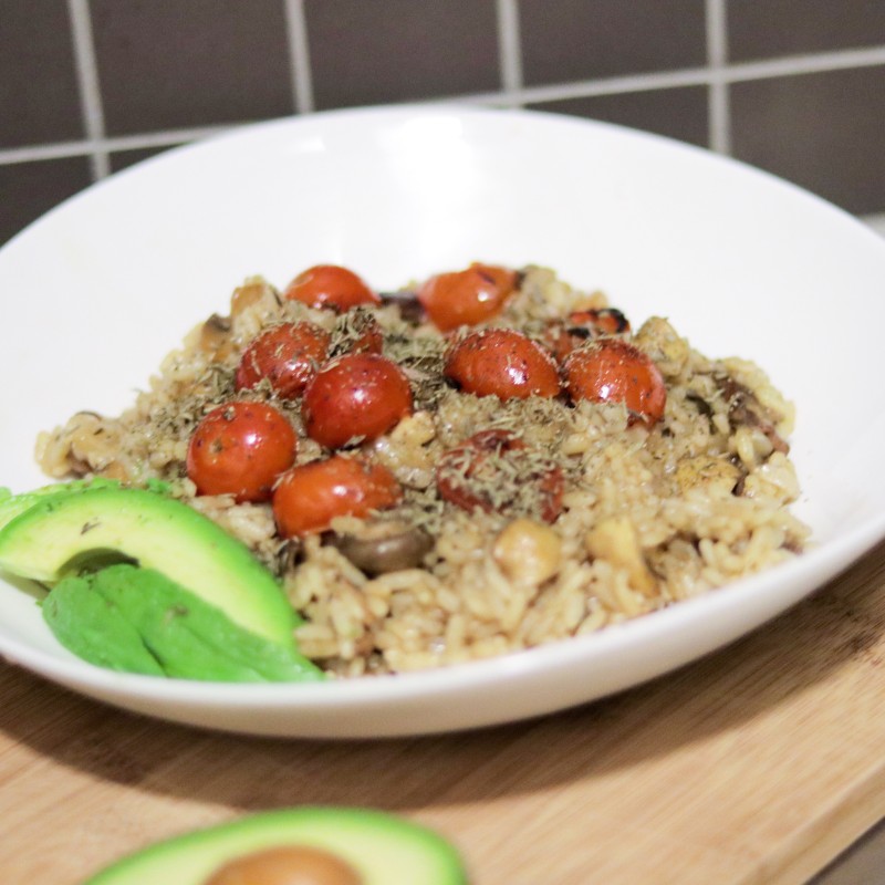 Steinpilzrisotto mit Weißwein