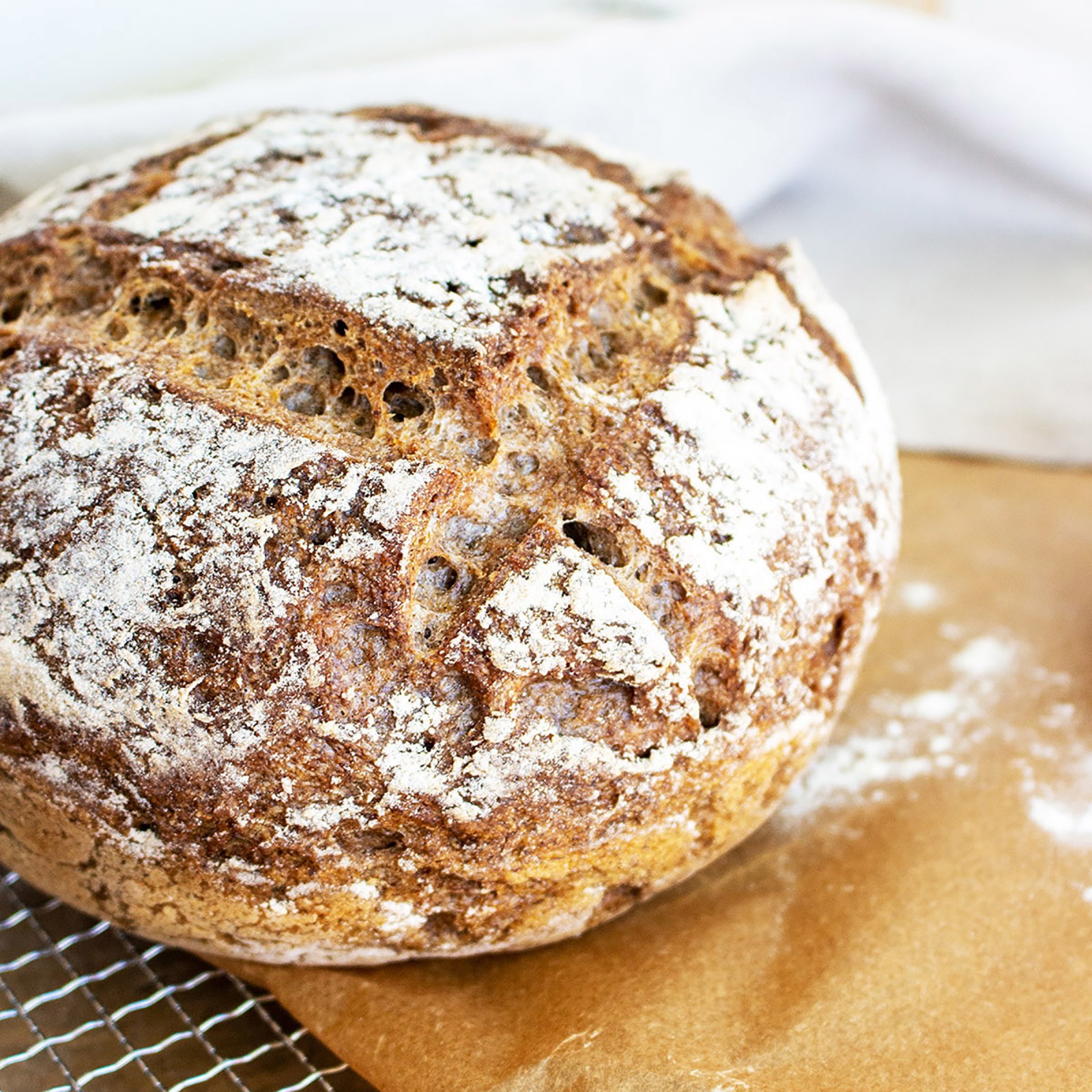 Glutenfreies Sauerteigbrot – Vegane Rezepte auf 100Affen.de