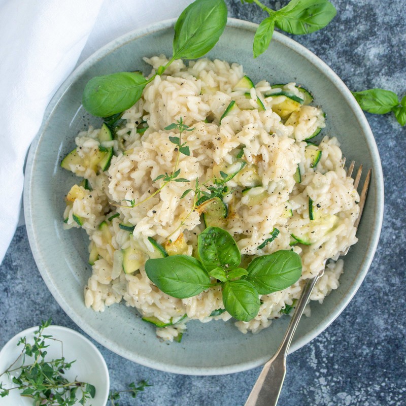 CREMIGES ZUCCHINI-ZITRONEN-RISOTTO