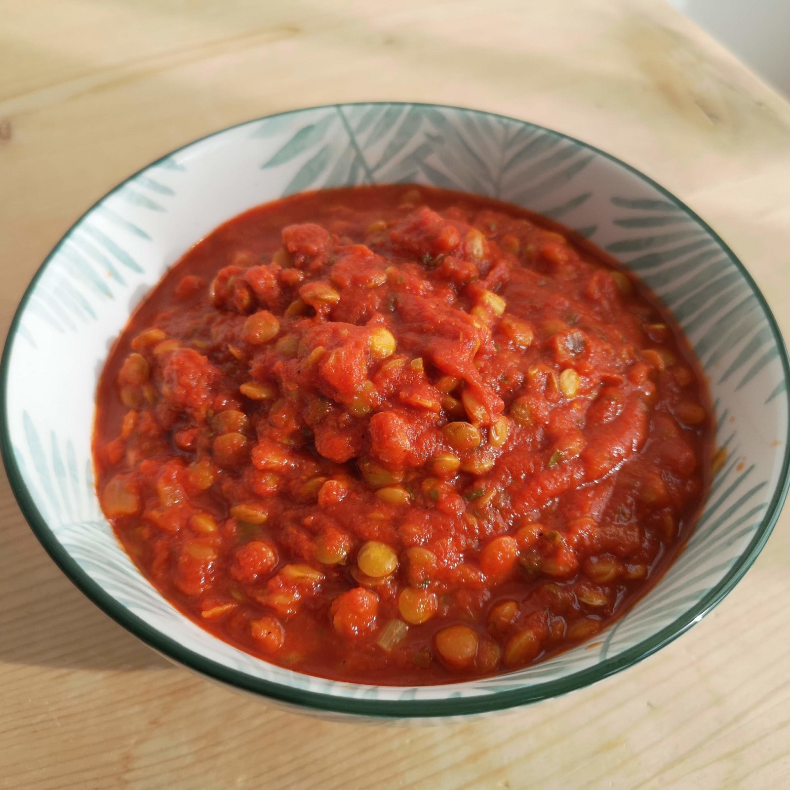 Einfache Linsen - Tomatensauce – Vegane Rezepte auf 100Affen.de