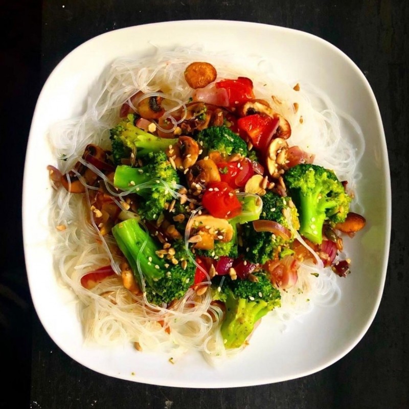 Vegan Glass Noodle Dish