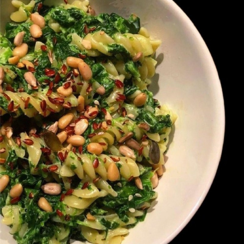 Creamy Spinach One-Pot Pasta