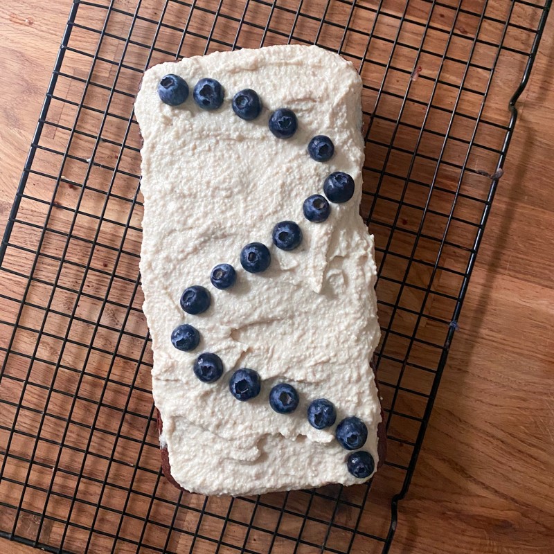 schneller Schokokuchen mit Cashew-Creme