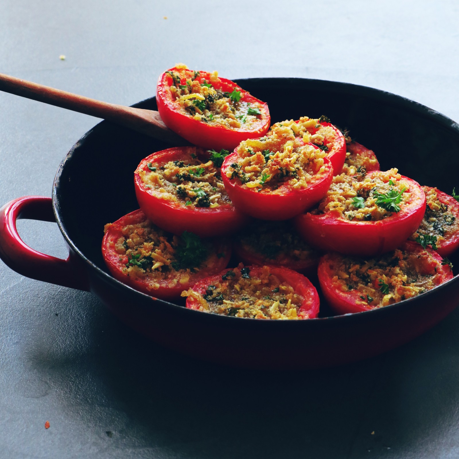 TOMATEN AUS DEM OFEN – Vegane Rezepte auf 100Affen.de