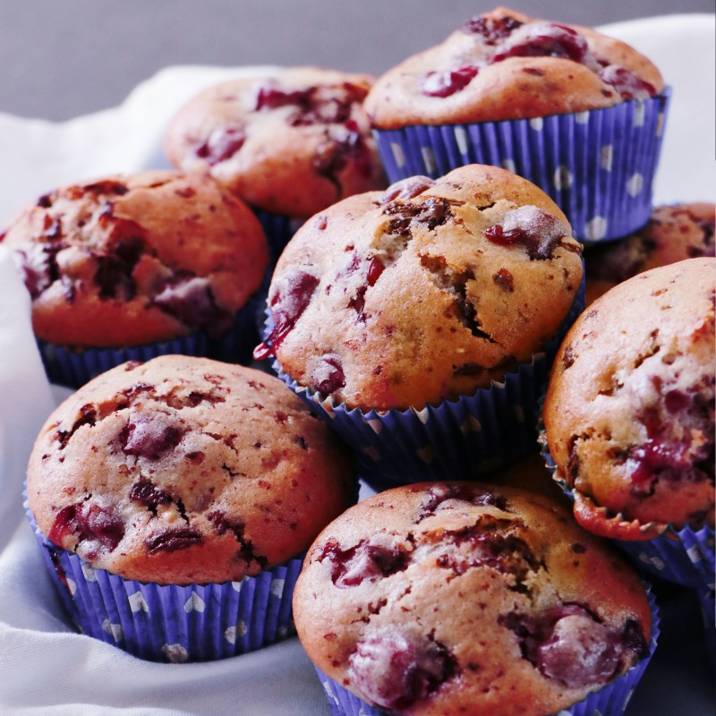 SCHOKO KIRSCH MUFFINS