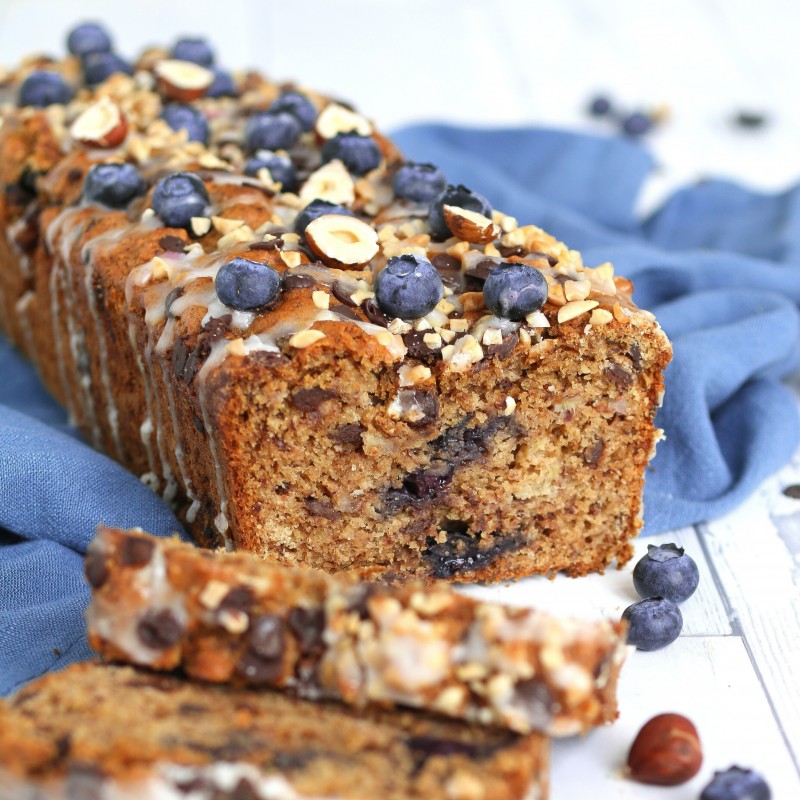 Heidelbeer-Nusskuchen/Bananenbrot