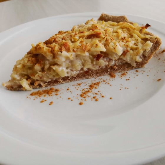 Apfelwähe / Apfelkuchen – Vegane Rezepte auf 100Affen.de