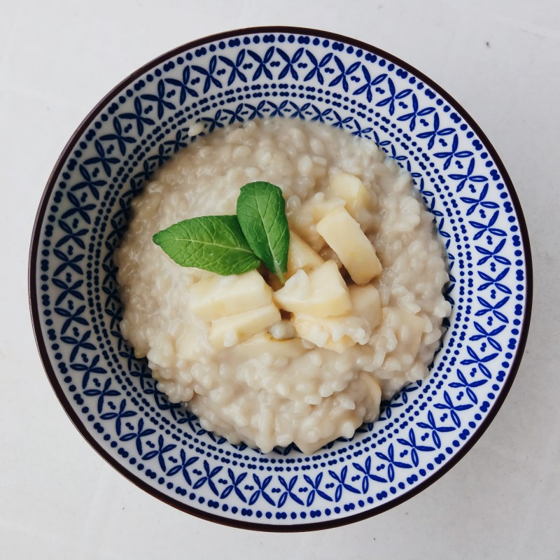 Reis Kokos Milchreis mit Apfel