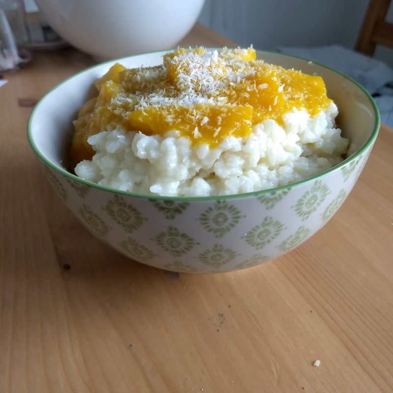 Kokosmilchreis mit Mango