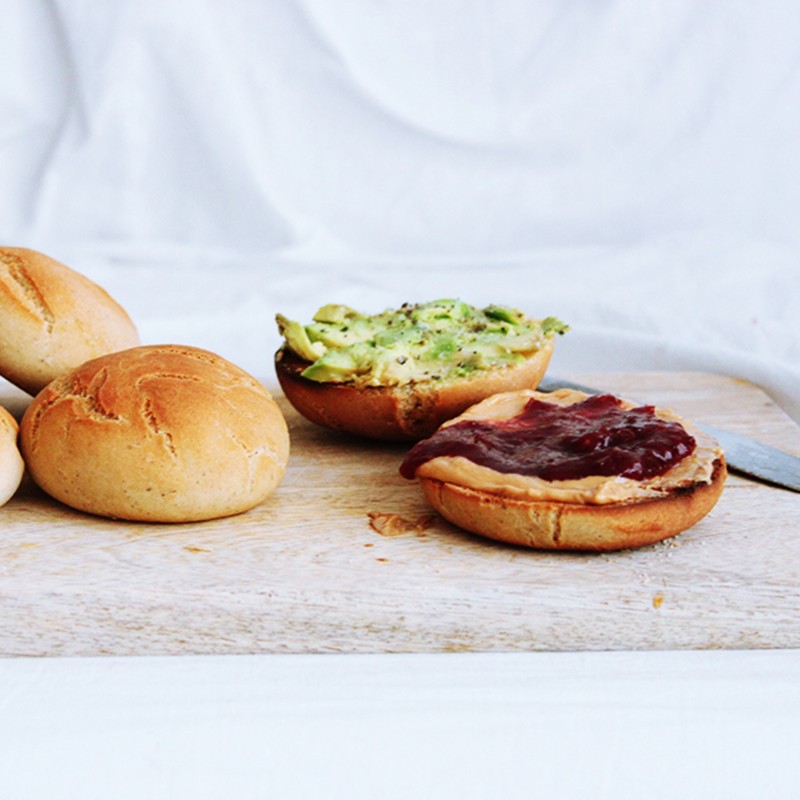 GLUTENFREIE, HELLE BRÖTCHEN – Vegane Rezepte auf 100Affen.de