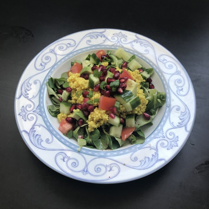 Hirsesalat mit Chili-Dressing