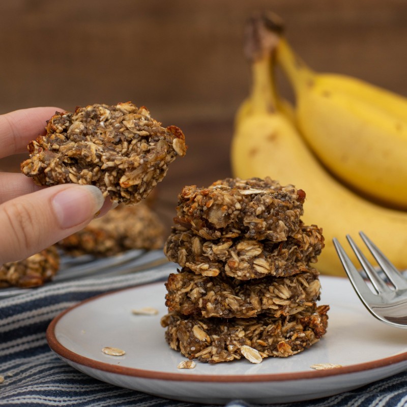 Zuckerfreie Hafer-Cookies