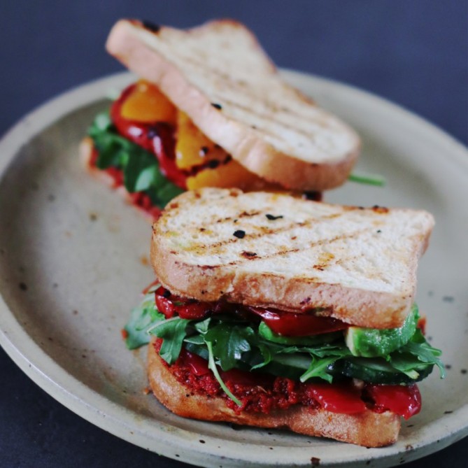 Sommer Sandwich – Vegane Rezepte auf 100Affen.de