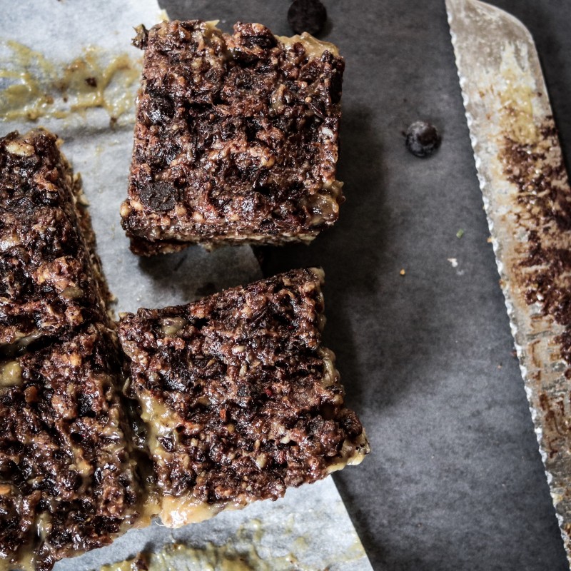 Chocolate Caramel Slices