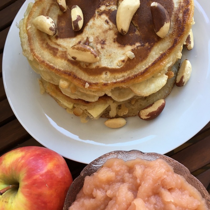 Apfel-Pancakes