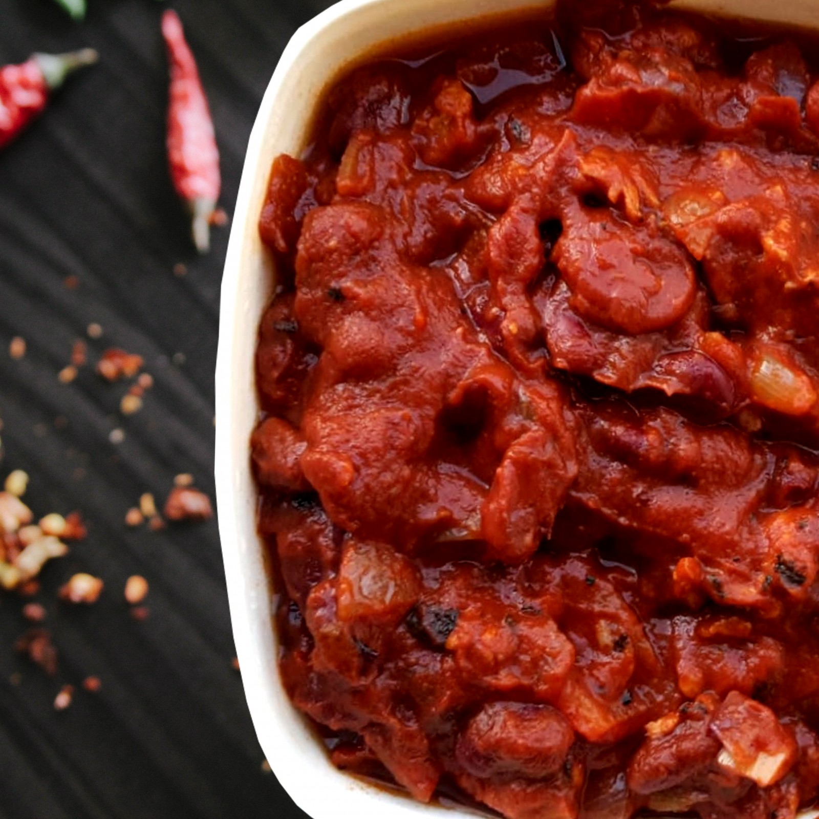 Einfaches Chili sin Carne – Vegane Rezepte auf 100Affen.de